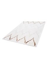 Nepal 3565 Krem Modern El Dokuma Kışlık Bambu Halı