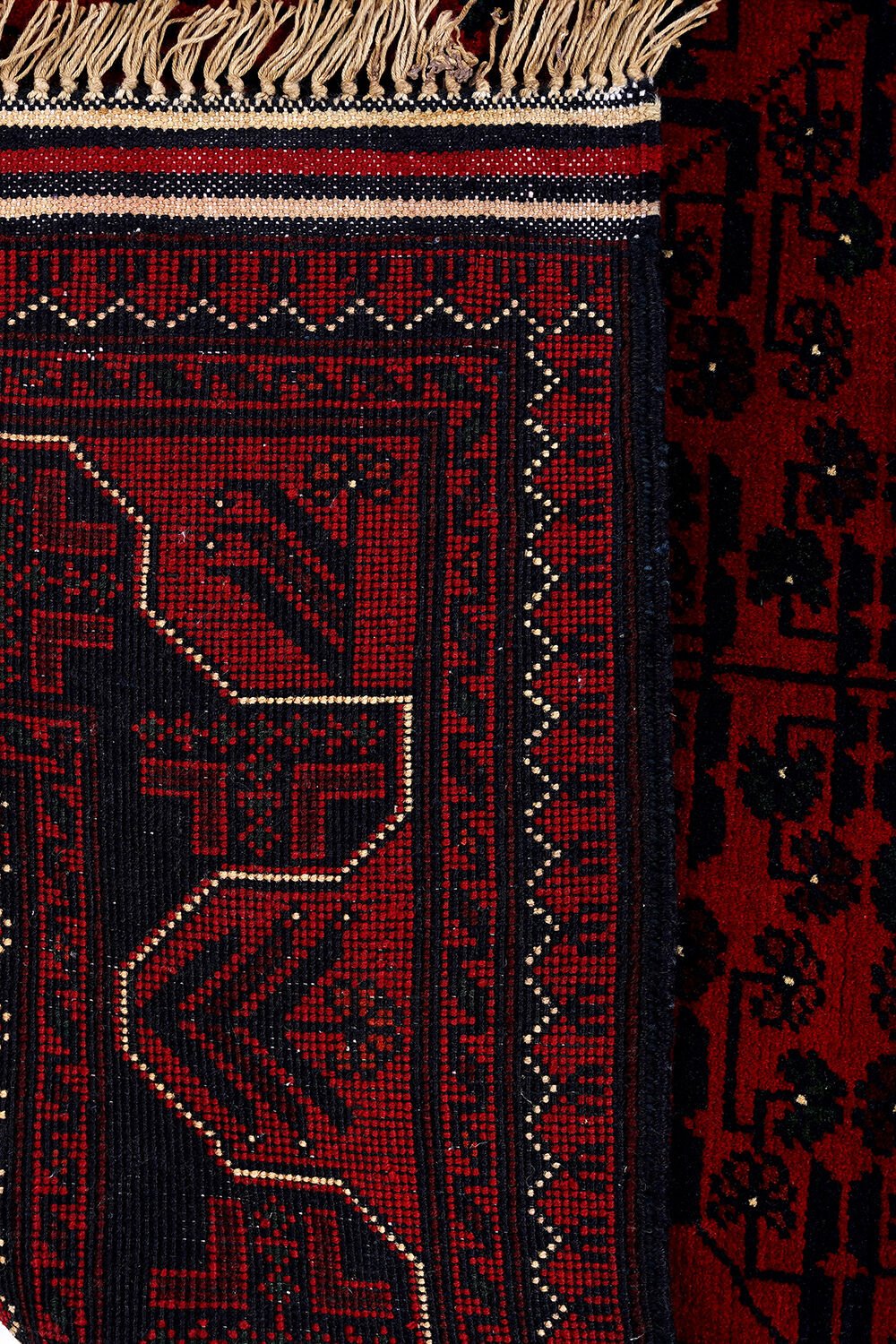 Afgan Khamyab El Dokuma Yün Halı