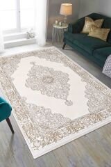 Pierre Cardin Prime JA06C Salon Halısı Krem / Kahverengi - 100x200