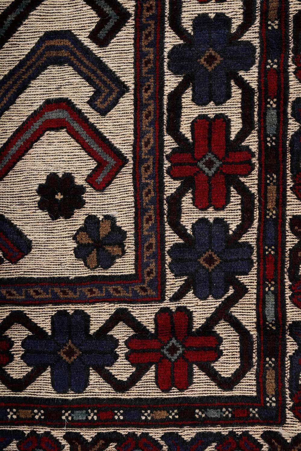 Afgan Berceste El Dokuma Yün Halı