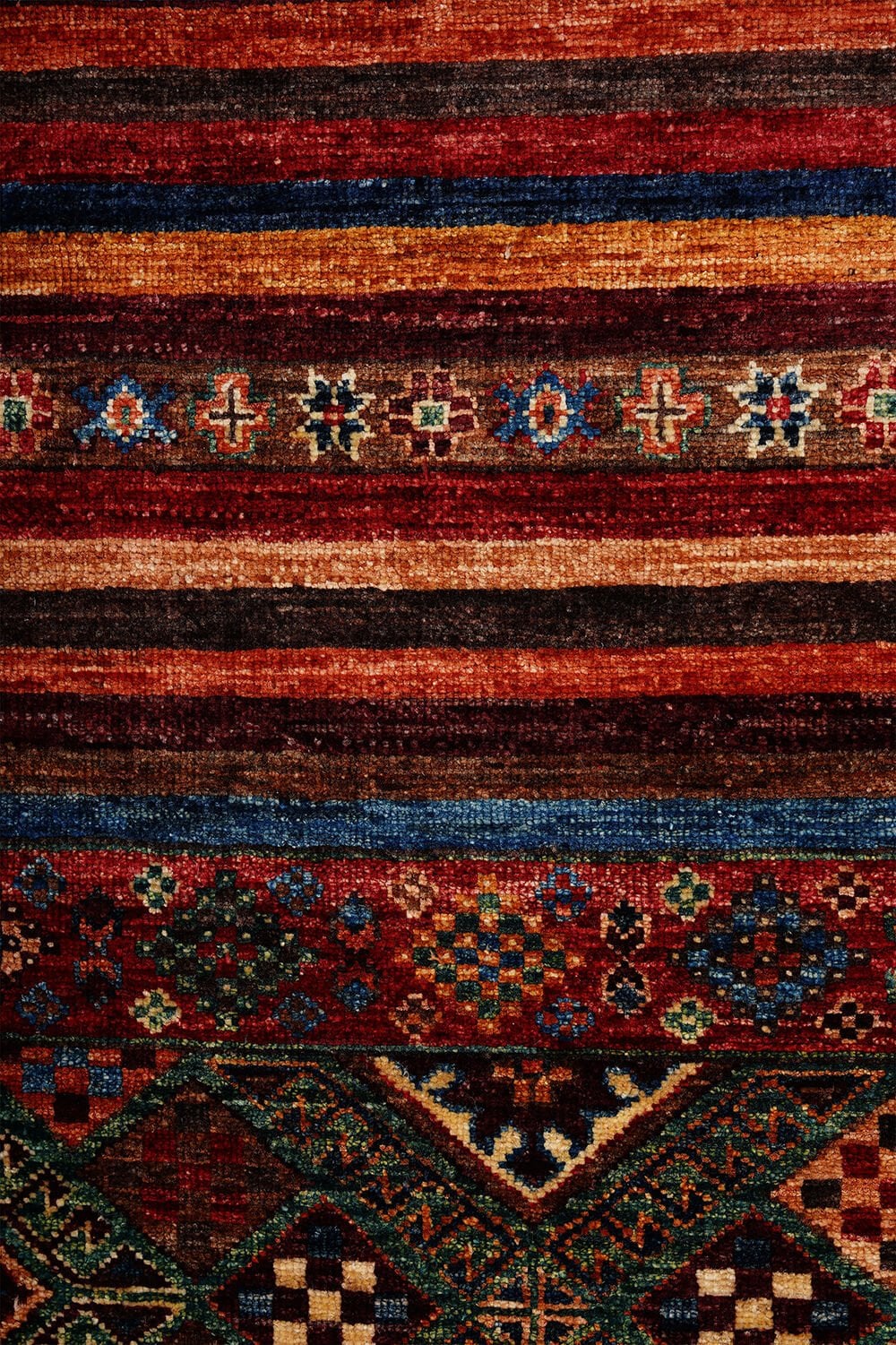 SHB Afgan Orjin El Dokuma Yün Halı