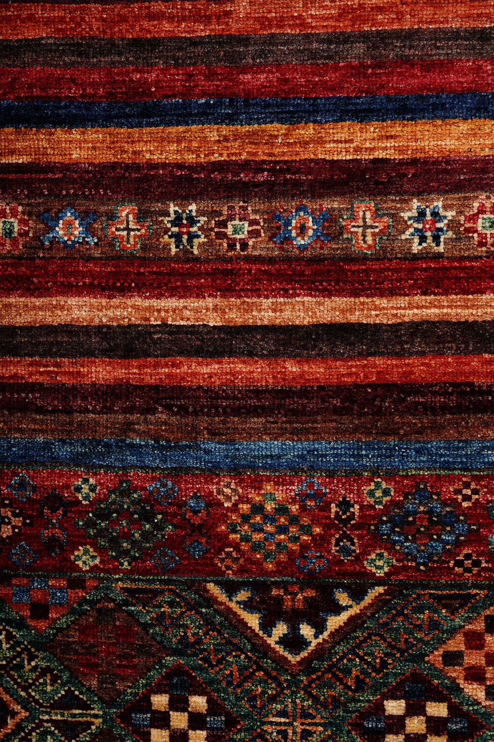 SHB Afgan Orjin El Dokuma Yün Halı