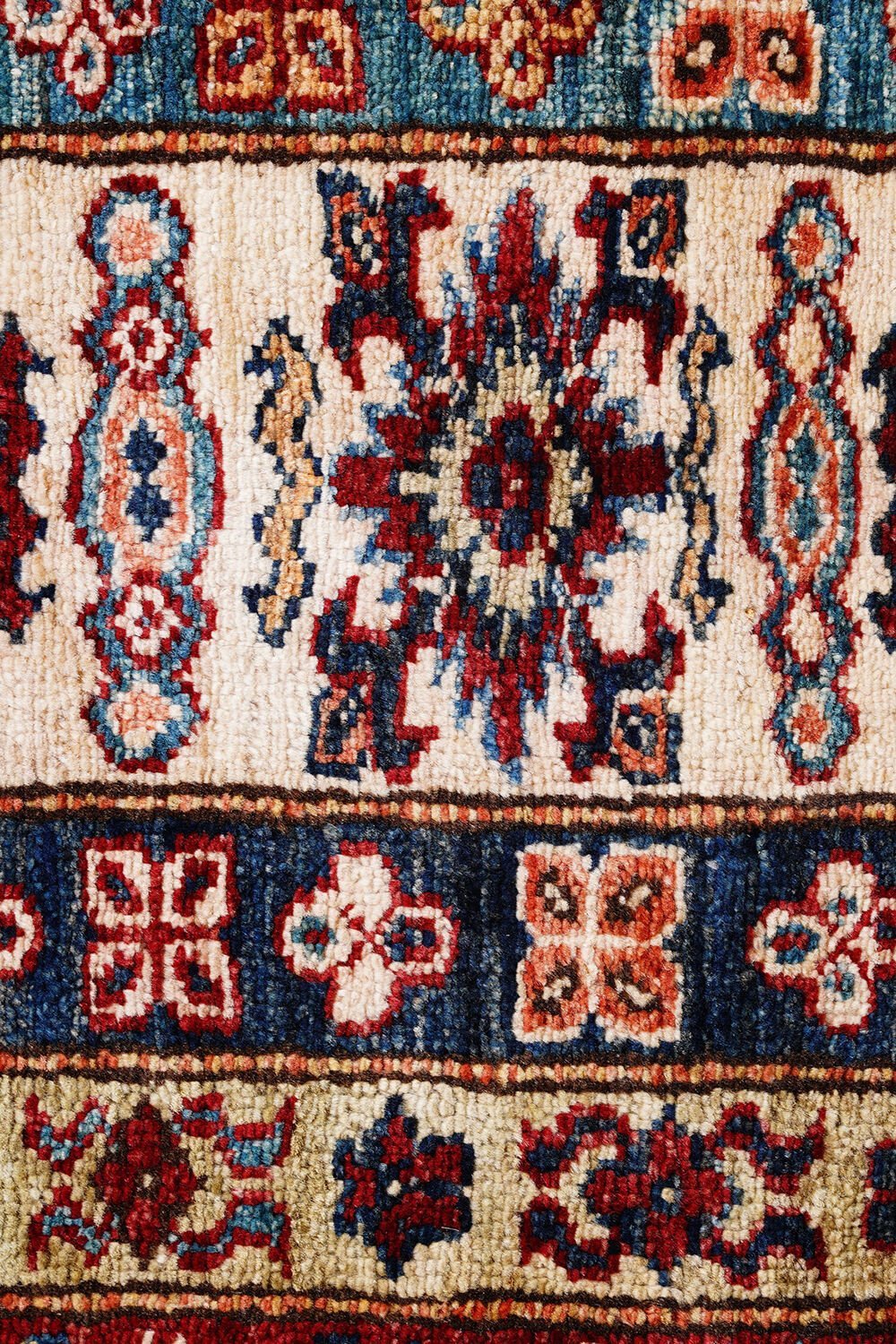 Afgan Şirvan El Dokuma Yün Halı