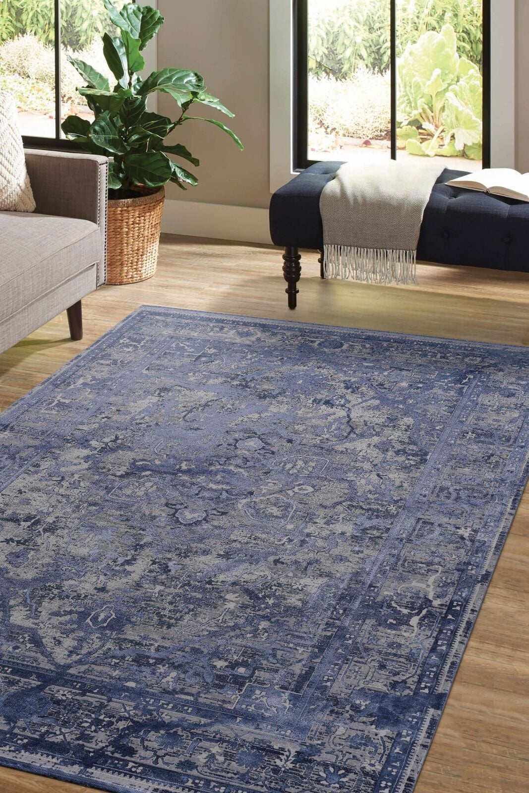 Royal Da Vinci DJ01N Salon Halısı Mavi - 200x290