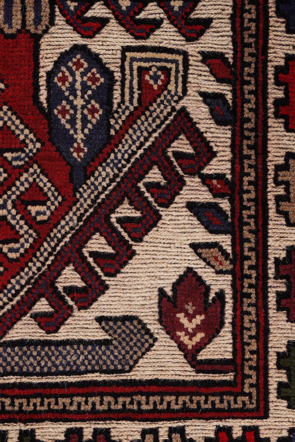 Afgan Berceste El Dokuma Yün Halı