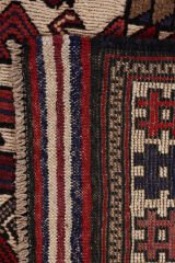 Afgan Berceste El Dokuma Yün Halı Kırmızı - 85x144