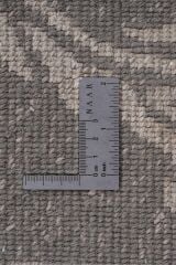 Nepal 3581 Kahverengi Modern El Dokuma Kışlık Bambu Halı