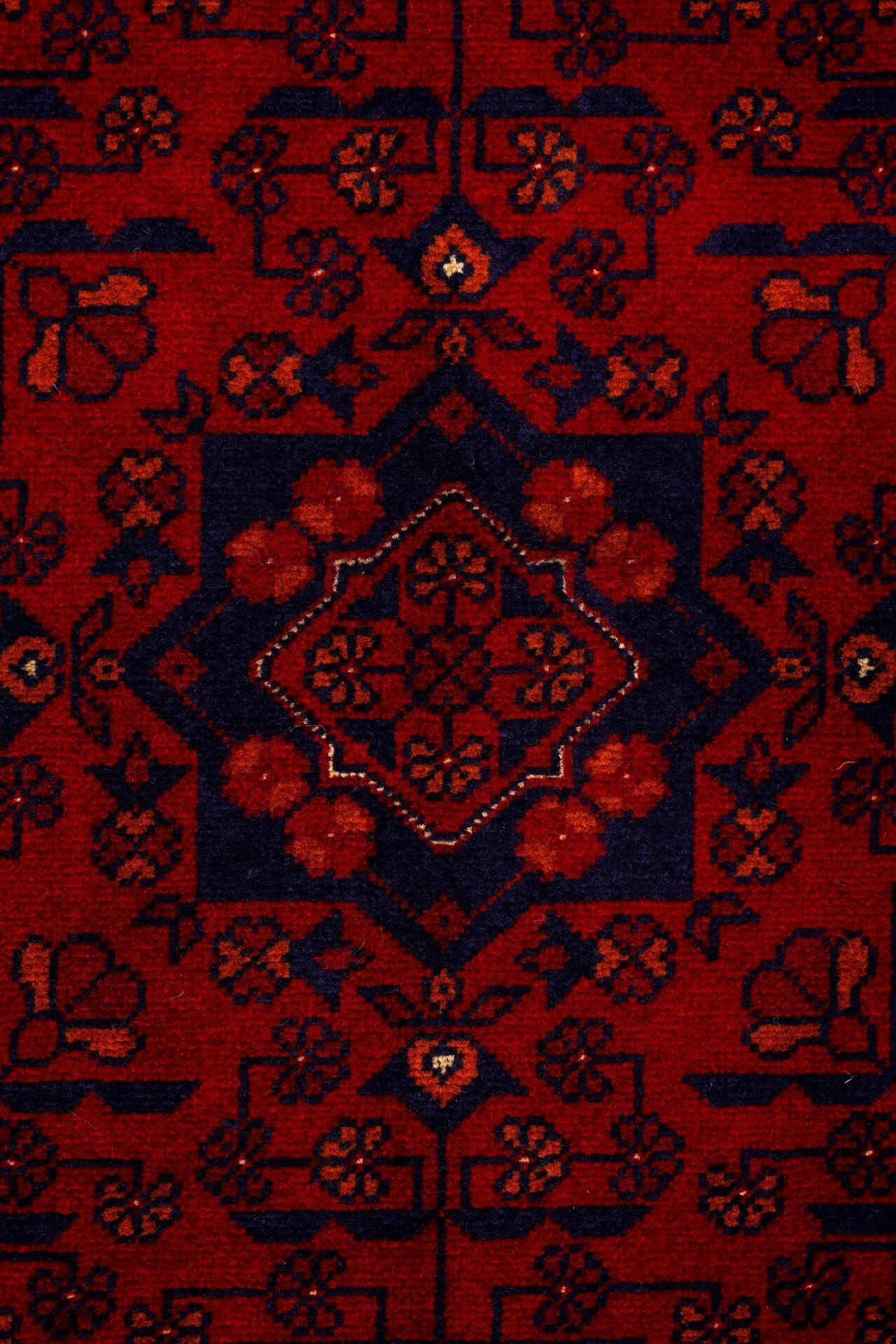 Afgan Bilcik El Dokuma Yün Halı