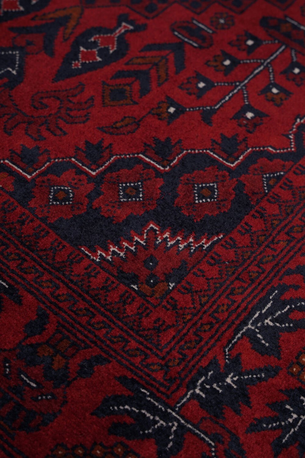 Afgan Khamyab El Dokuma Yün Halı