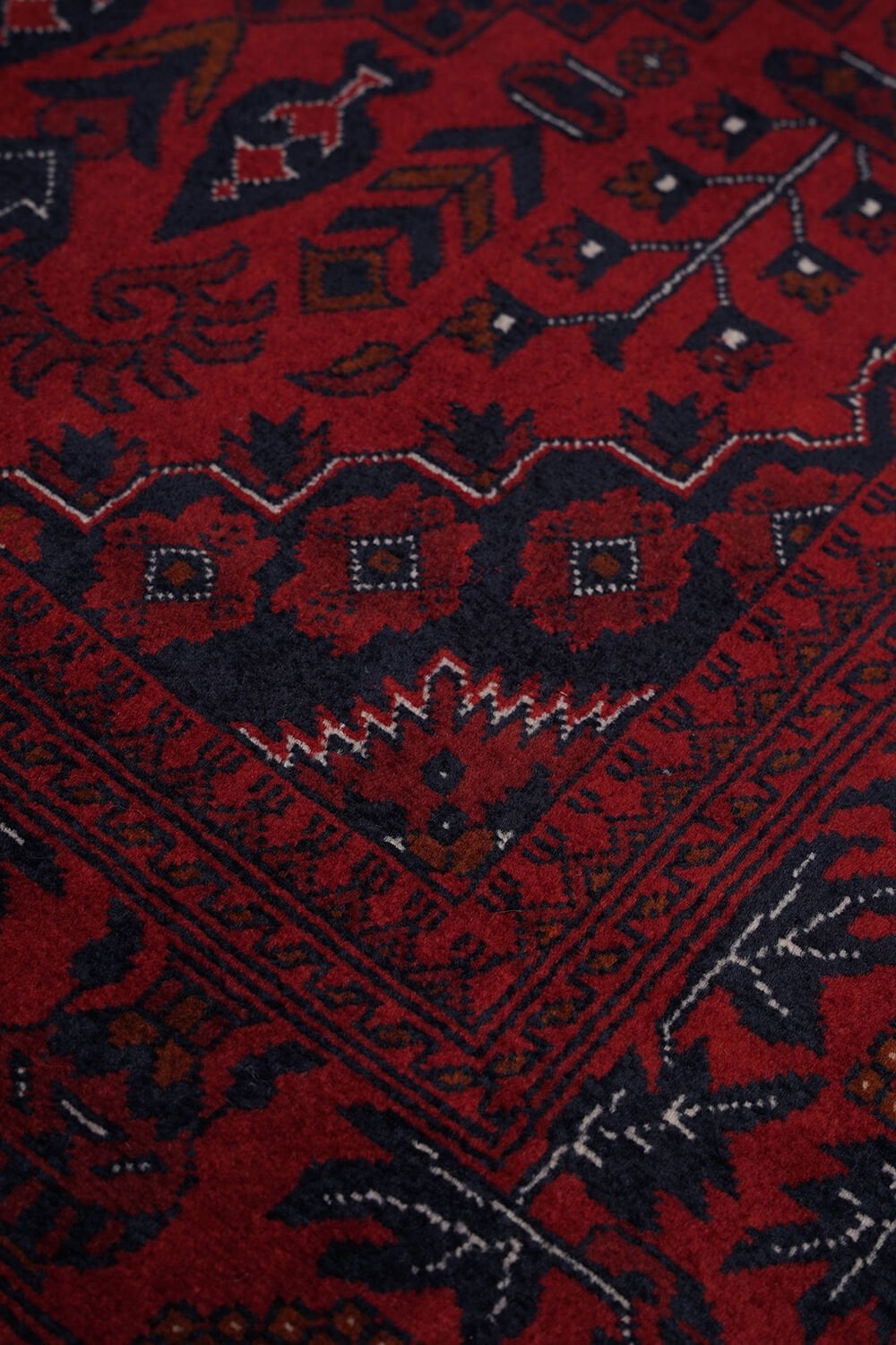 Afgan Khamyab El Dokuma Yün Halı