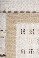 Nepal 3587 Bej Modern El Dokuma Kışlık Bambu Halı