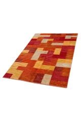 Nepal 3588 Renkli Modern El Dokuma Kışlık Bambu Halı
