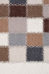 Nepal 3589 Krem Modern El Dokuma Kışlık Bambu Halı
