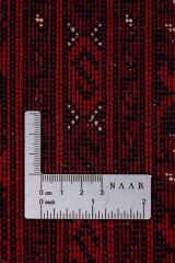 Afgan Bilcik El Dokuma Yün Halı Kırmızı - 345x247