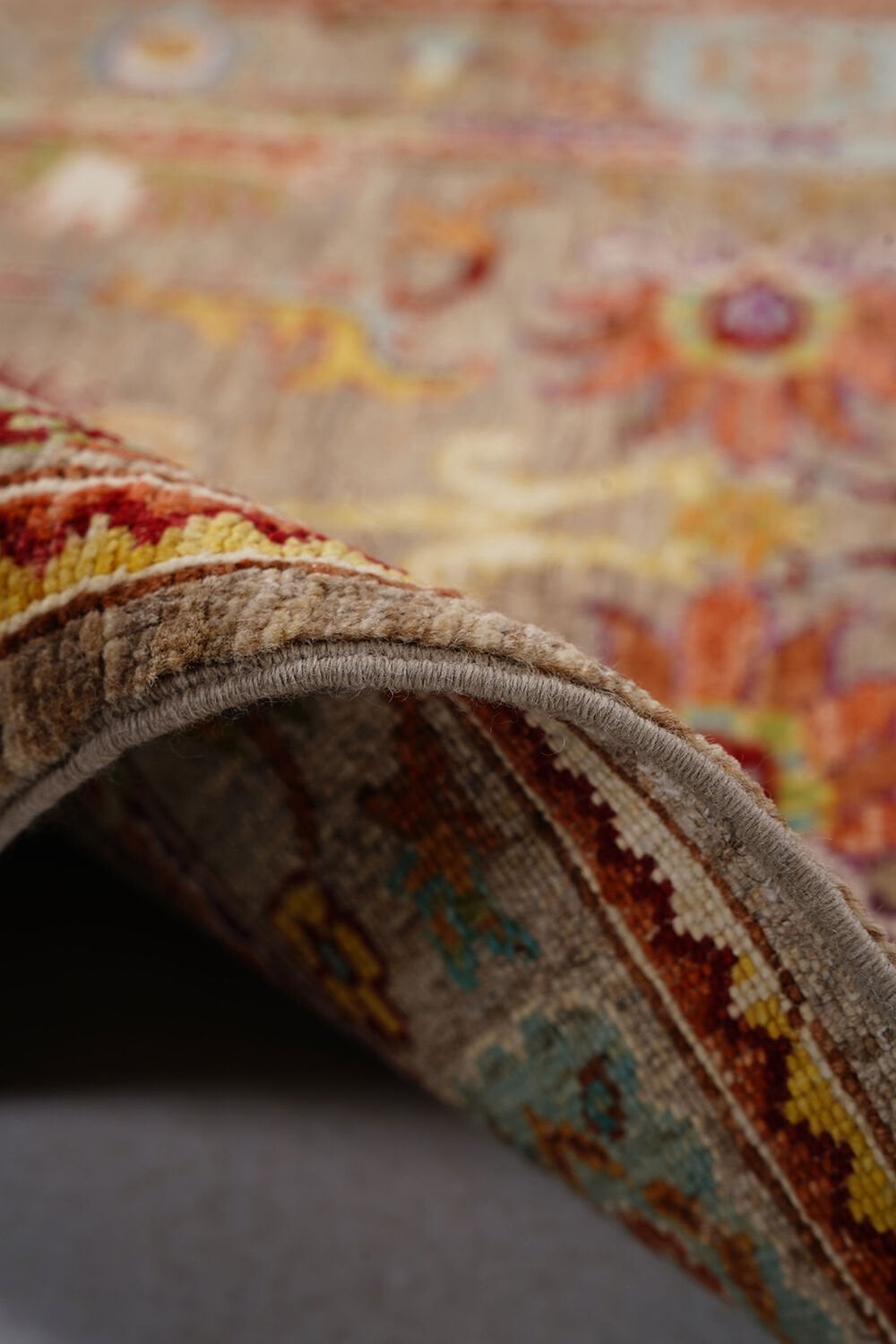 RHMN Afgan Orjin El Dokuma Yün Halı