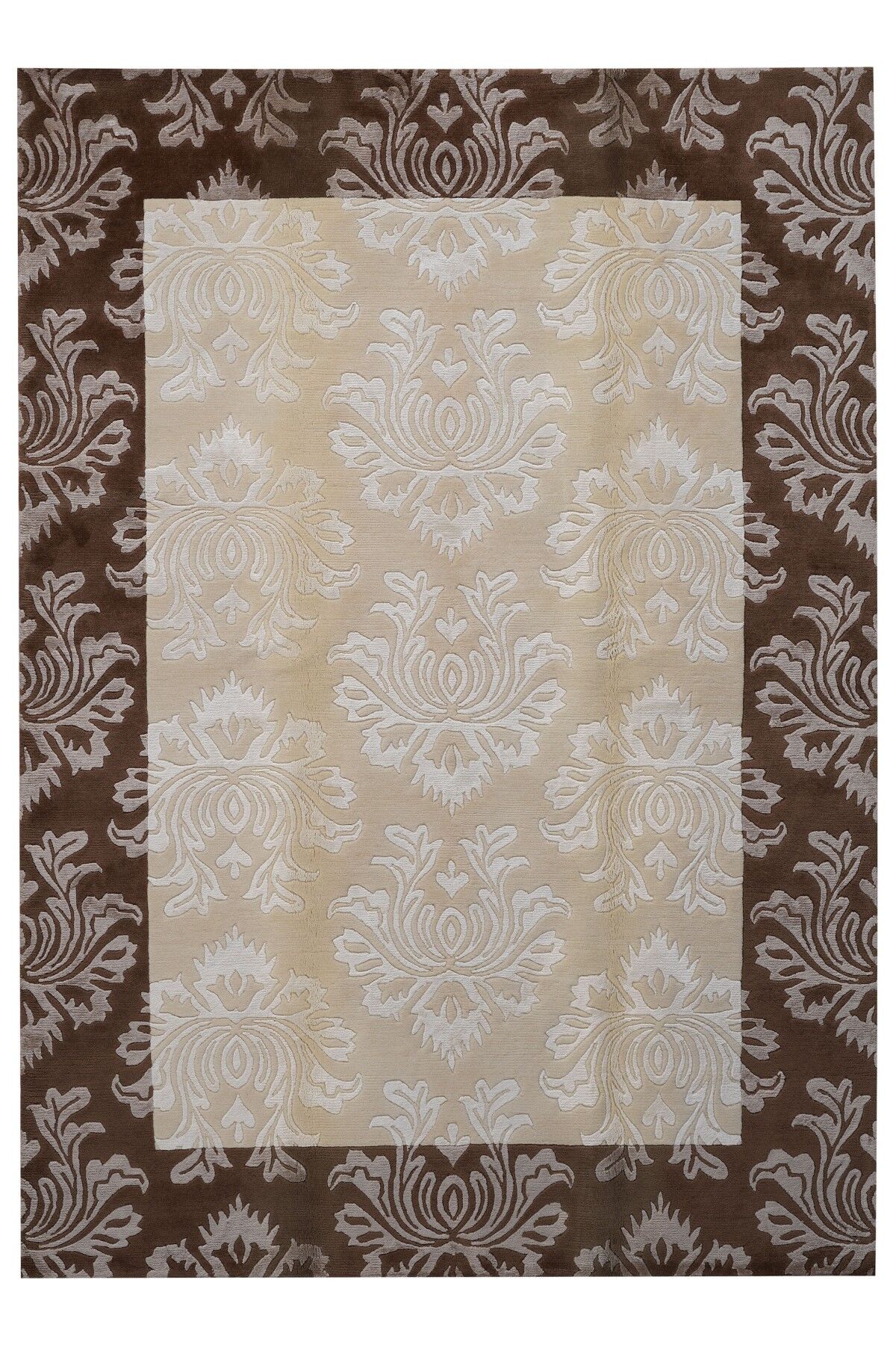 Nepal 3593 Modern El Dokuma Kışlık Bambu Halı