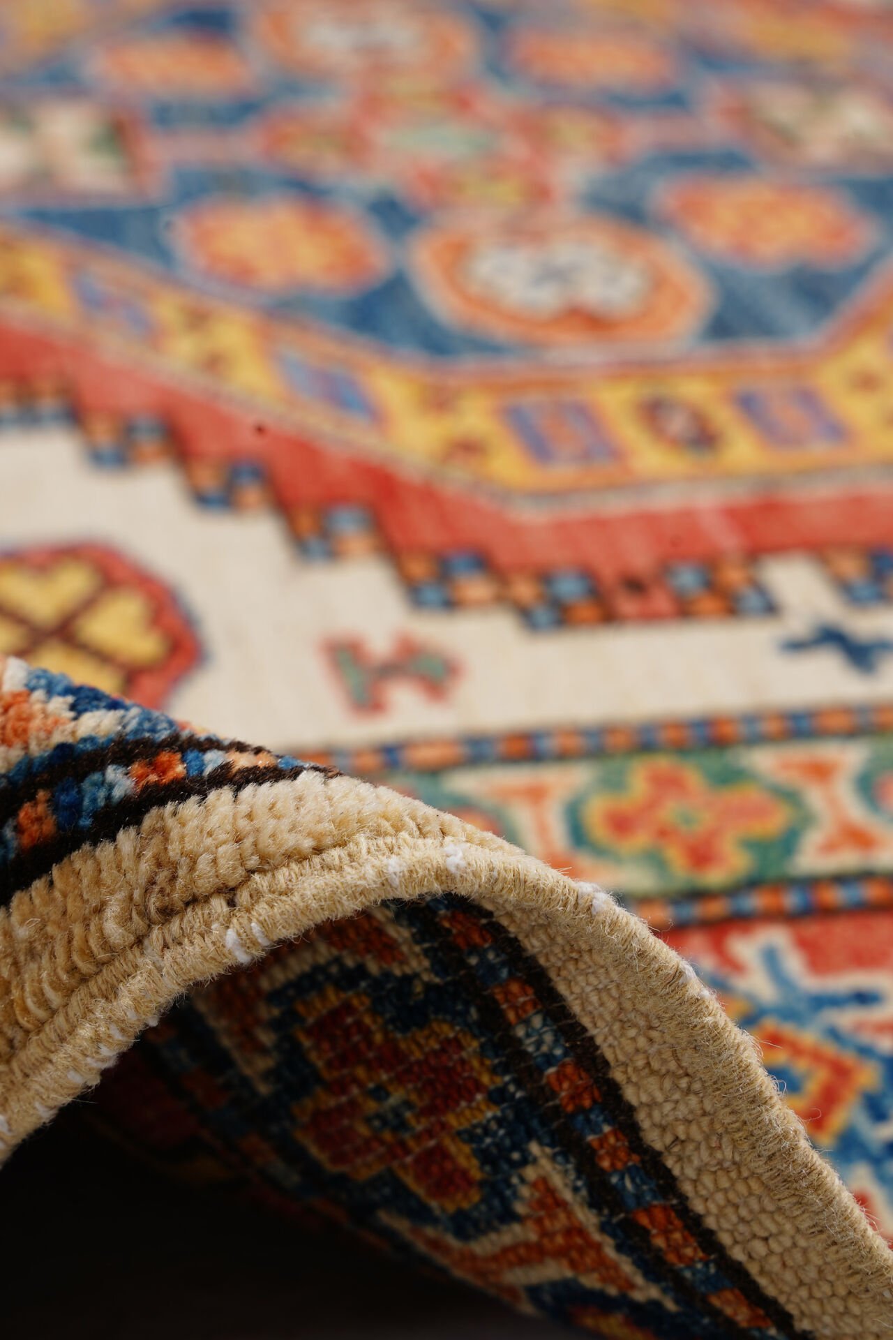 Afgan Şirvan El Dokuma Yün Halı