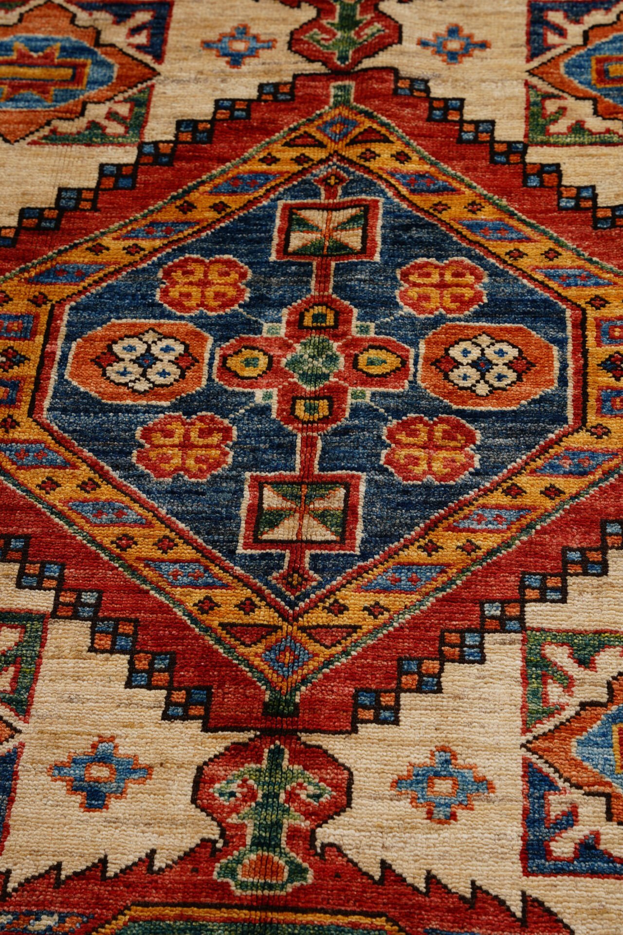 Afgan Şirvan El Dokuma Yün Halı