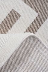 Pierre Cardin Quenta QZ08A Salon Halısı Krem / Kahverengi - 80x150