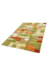 Nepal 3596 Renkli Modern El Dokuma Kışlık Bambu Halı