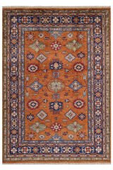 Afgan Şirvan El Dokuma Yün Halı Renkli - 179x256