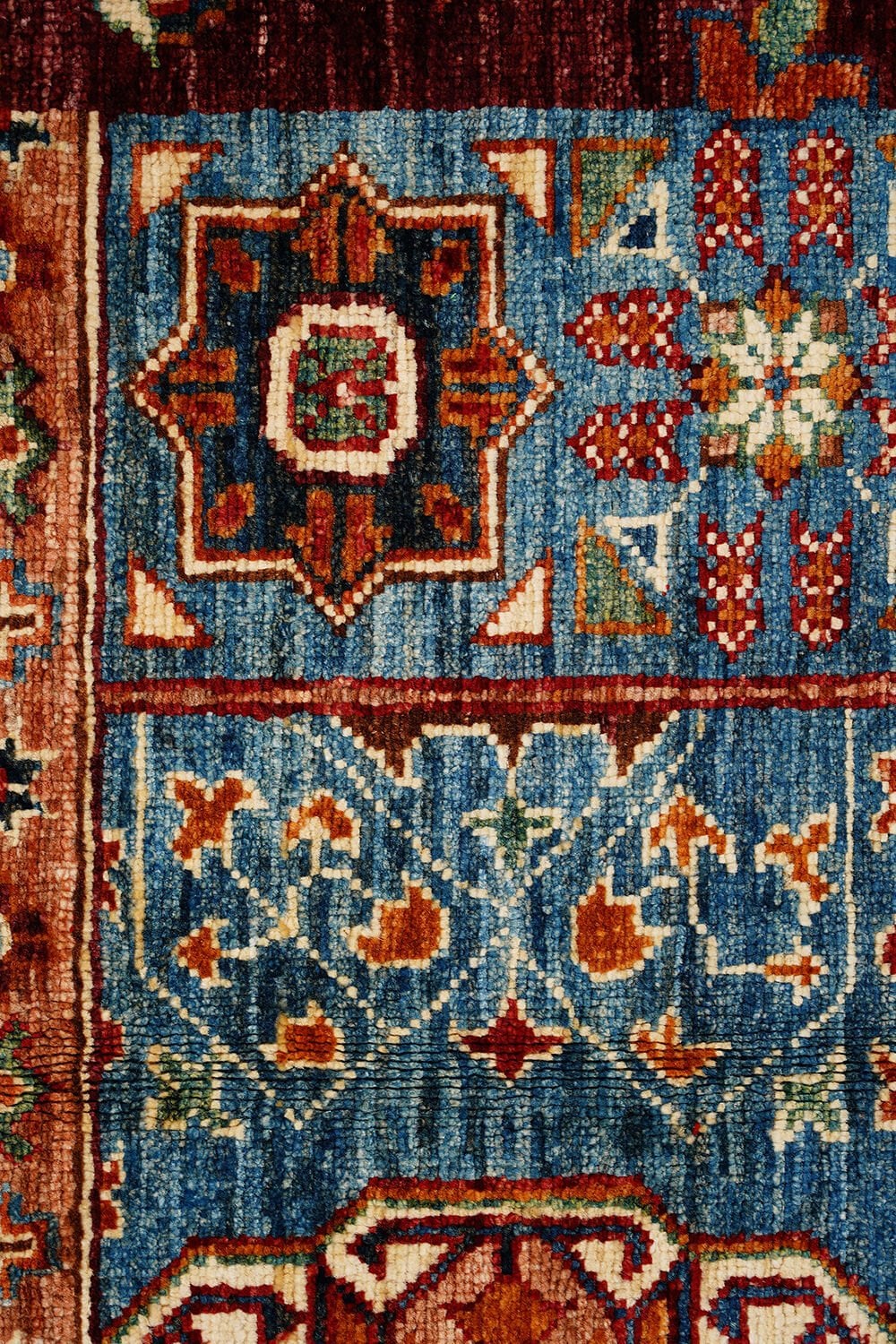 SHB Afgan Orjin El Dokuma Yün Halı