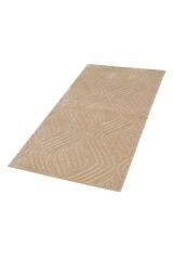 Nepal 3616 Sarı Modern El Dokuma Kışlık Bambu Halı
