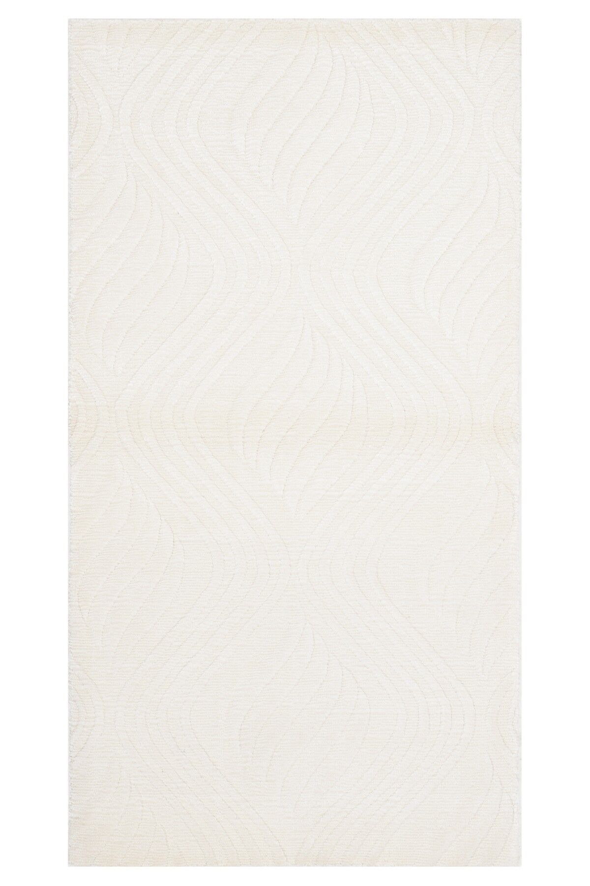 Nepal 3629 Krem Modern El Dokuma Kışlık Bambu Halı