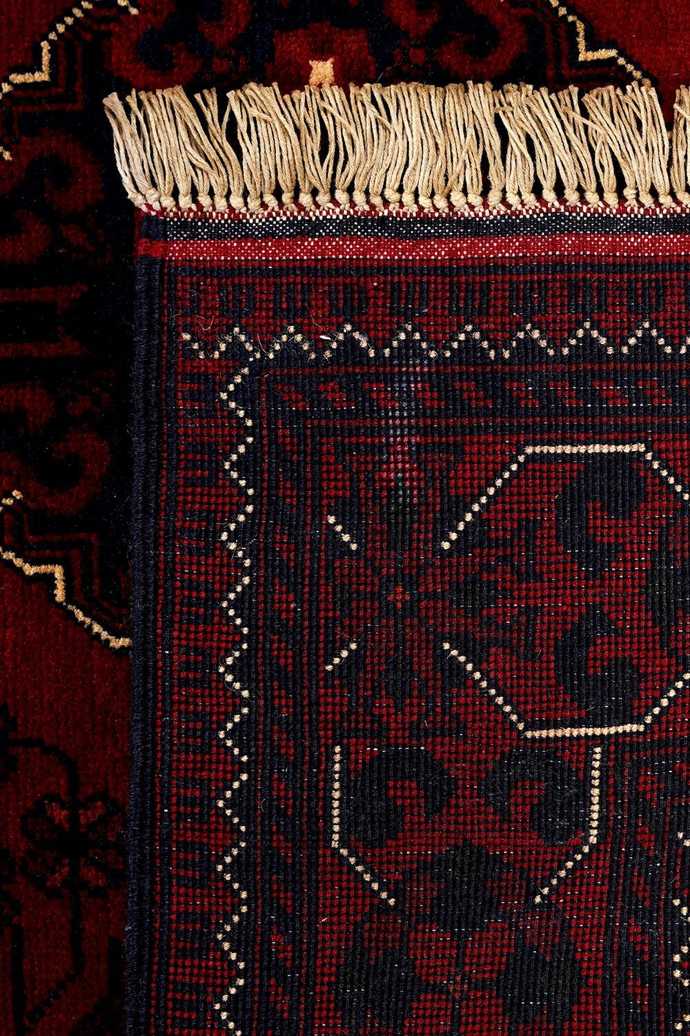 Afgan Khamyab El Dokuma Yün Halı