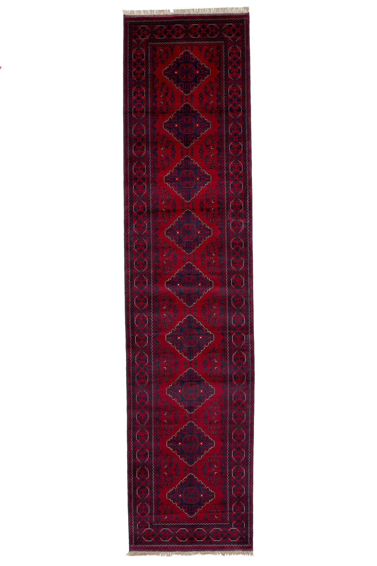 Afgan Khamyab El Dokuma Yün Halı
