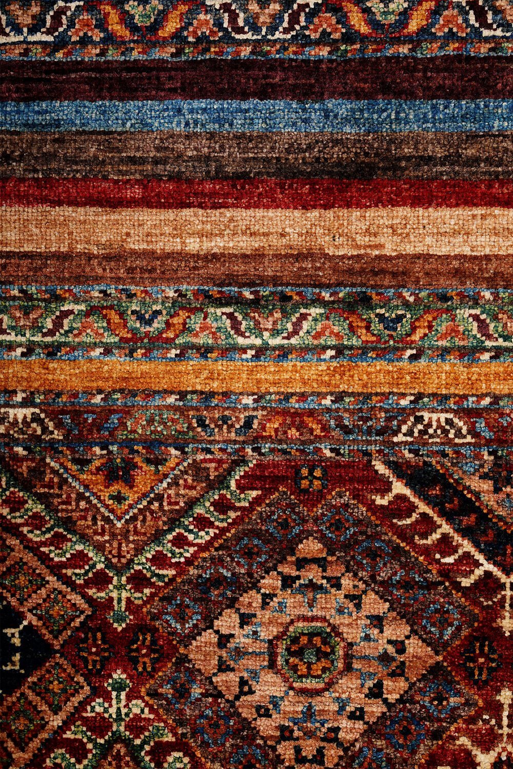 SHB Afgan Orjin El Dokuma Yün Halı