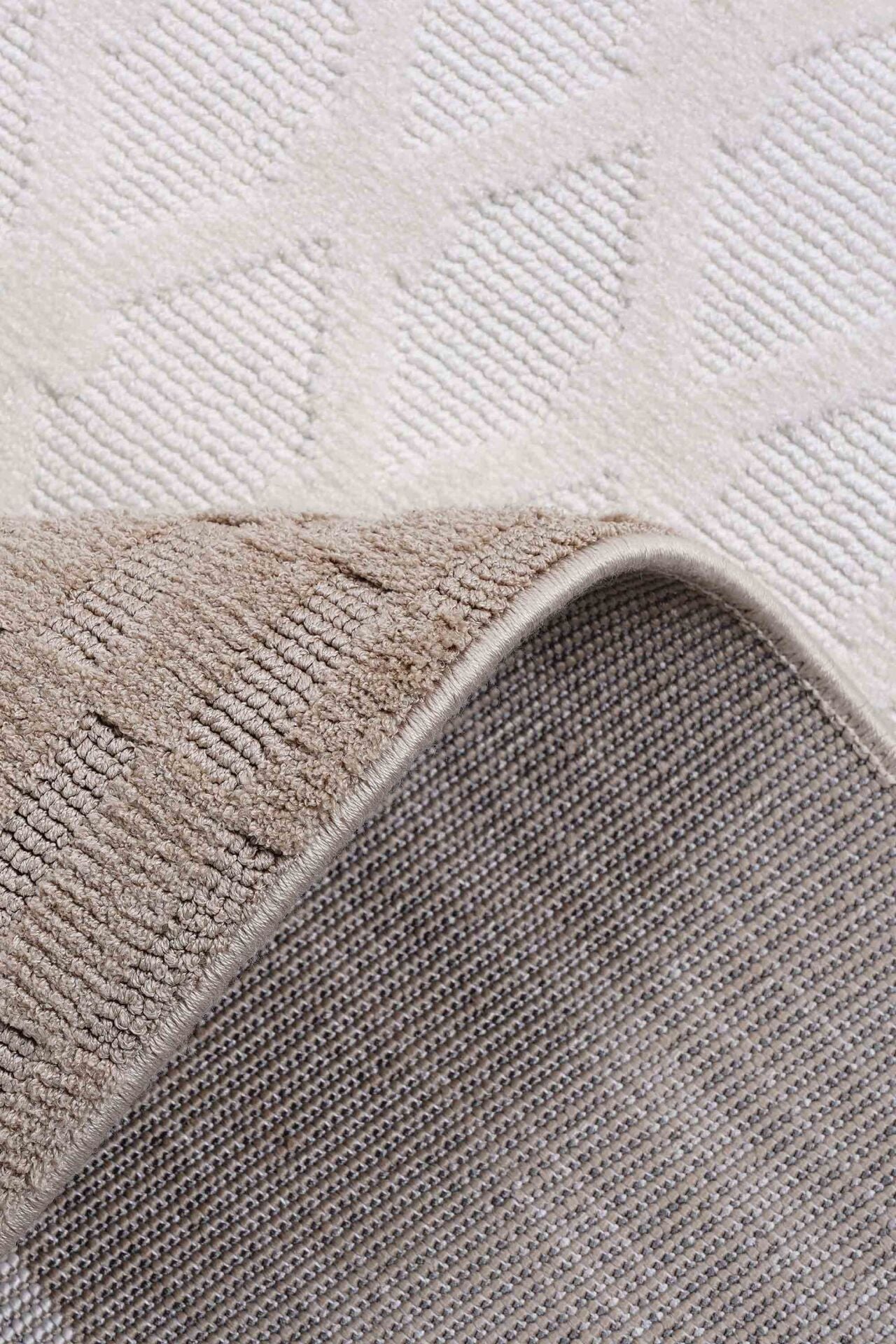 Pierre Cardin Quenta QZ11B Salon Halısı Kahverengi / Krem - 100x200