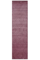 Nepal 3670 Lila Modern El Dokuma Kışlık Bambu Halı