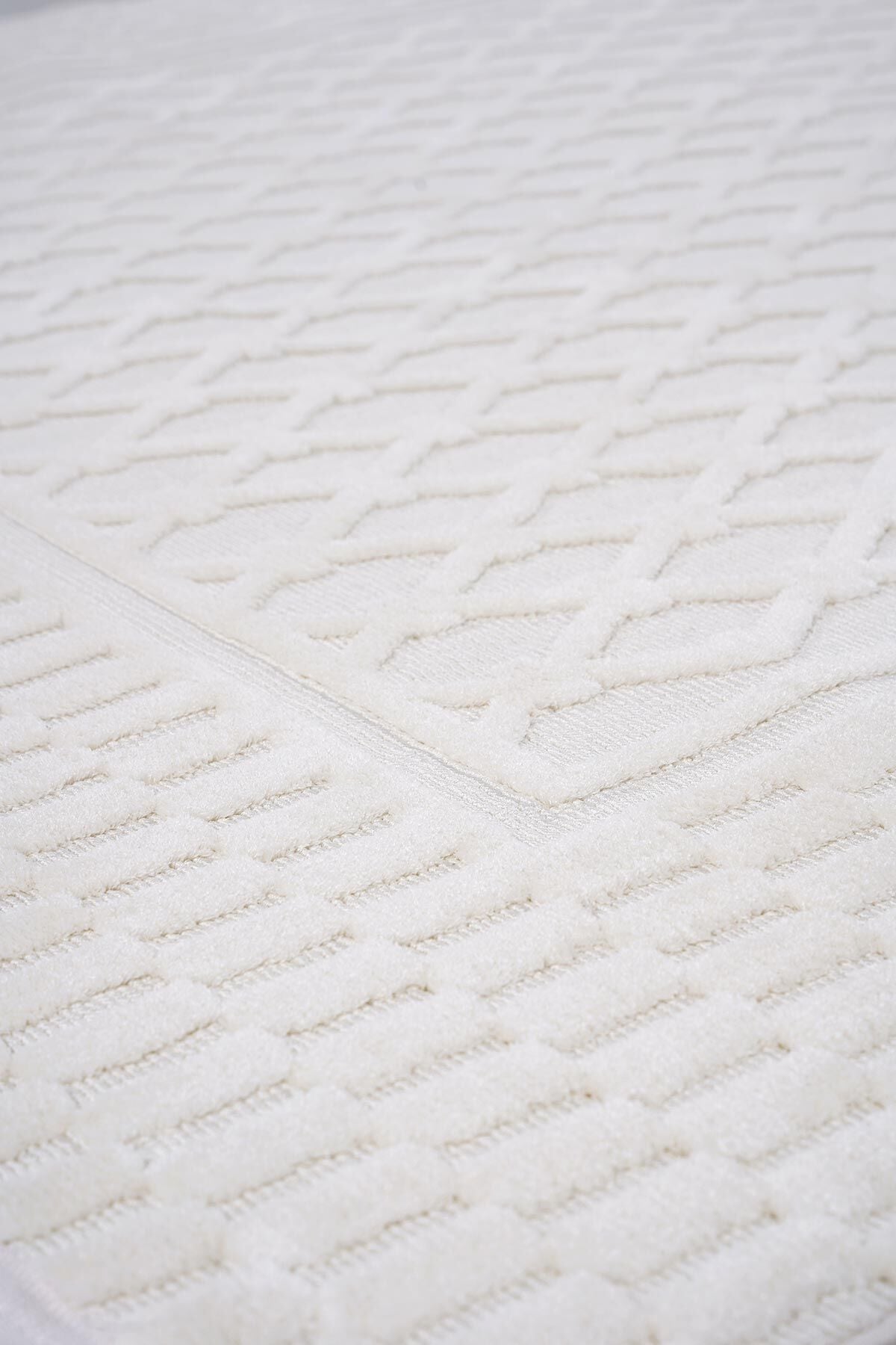 Pierre Cardin Quenta QZ11A Salon Halısı Krem - 80x150
