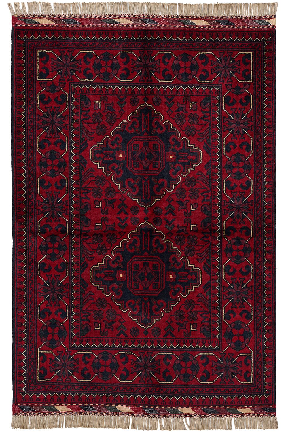 Afgan Khamyab El Dokuma Yün Halı