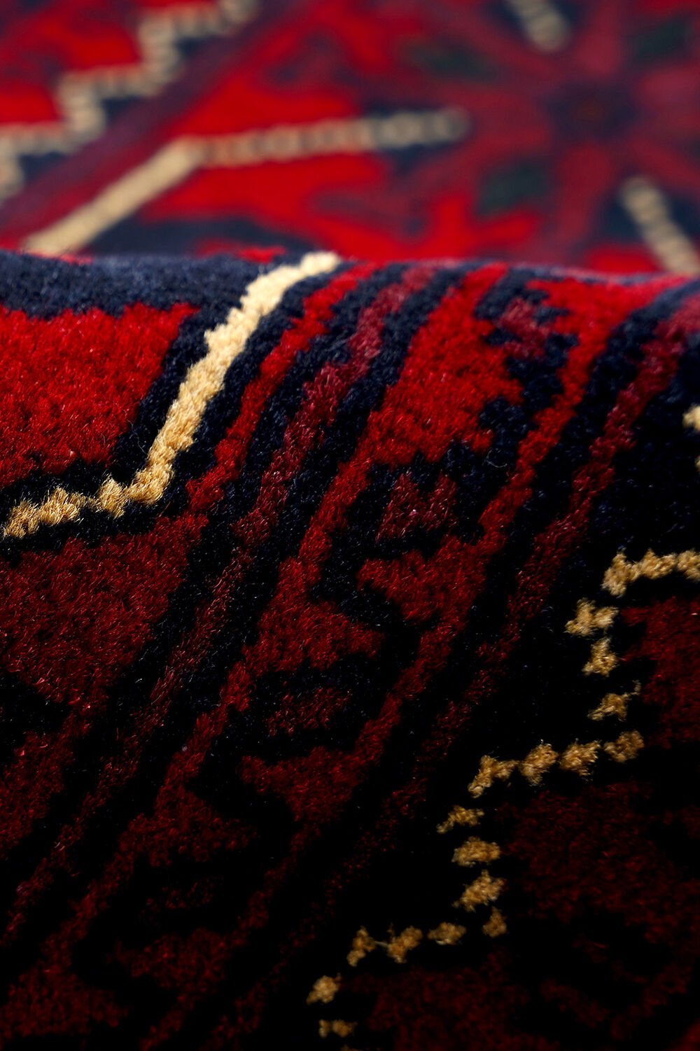 Afgan Khamyab El Dokuma Yün Halı