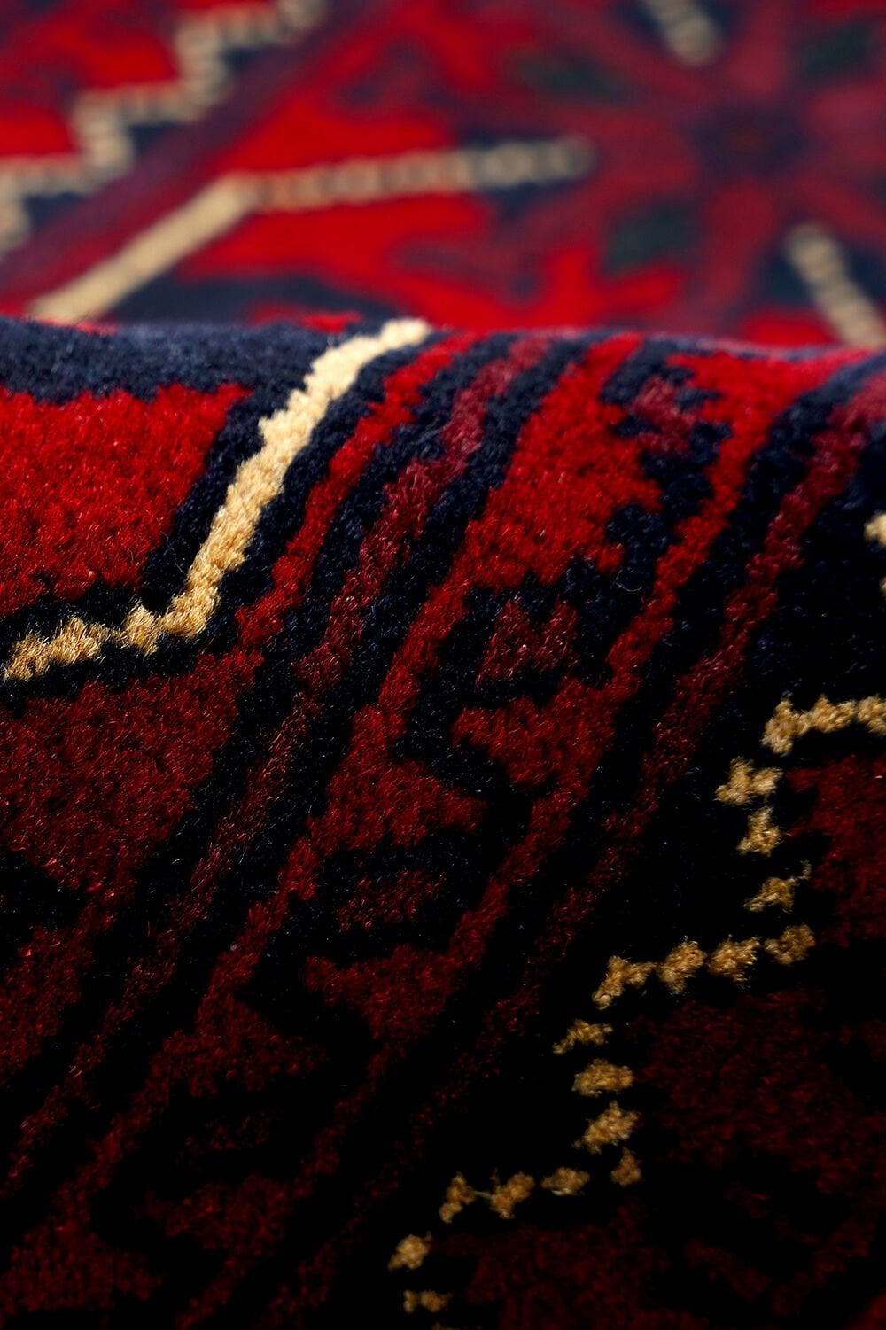 Afgan Khamyab El Dokuma Yün Halı