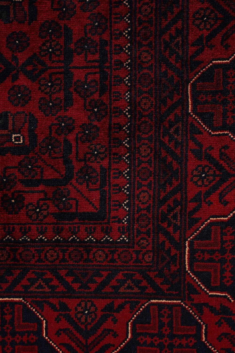 Afgan Khamyab El Dokuma Yün Halı