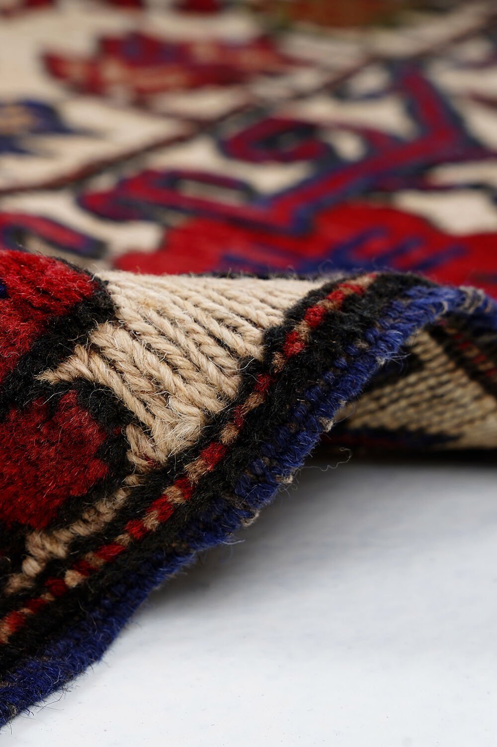 Afgan Berceste El Dokuma Yün Halı