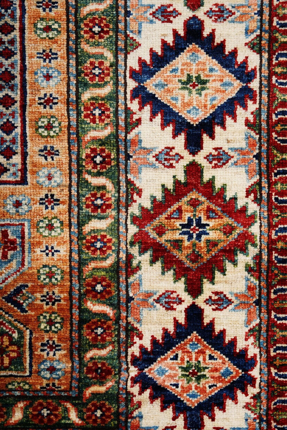 Afgan Şirvan El Dokuma Yün Halı