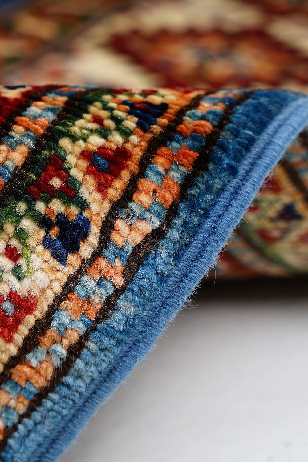 Afgan Şirvan El Dokuma Yün Halı