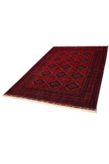 Afgan Khamyab El Dokuma Yün Halı