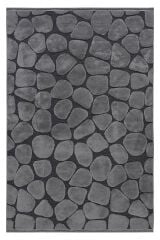 İndus 8001 Gri Modern Salon Halısı Kesme Halı