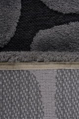 İndus 8001 Gri Modern Salon Halısı Kesme Halı