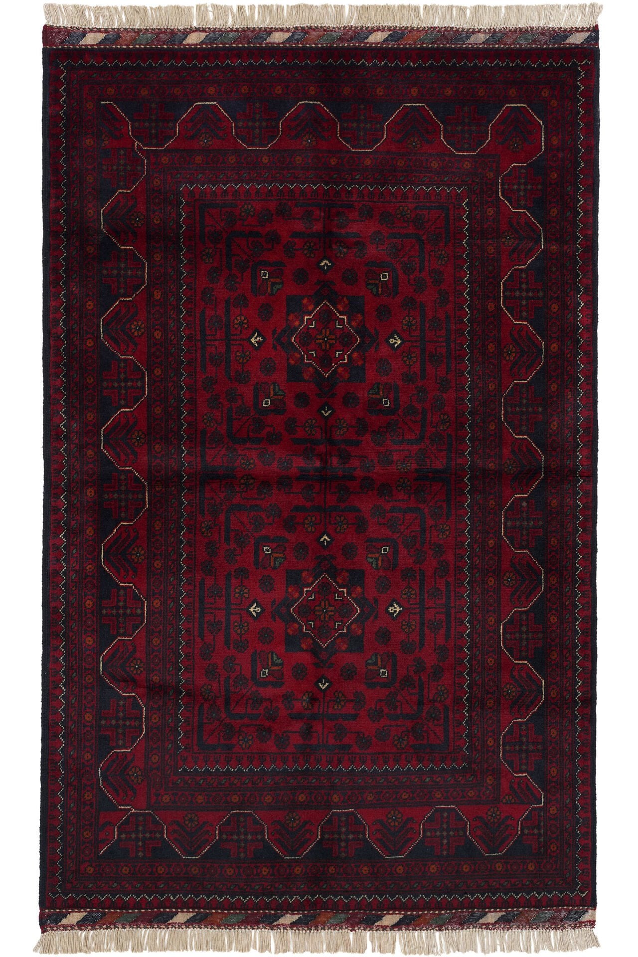 Afgan Khamyab El Dokuma Yün Halı