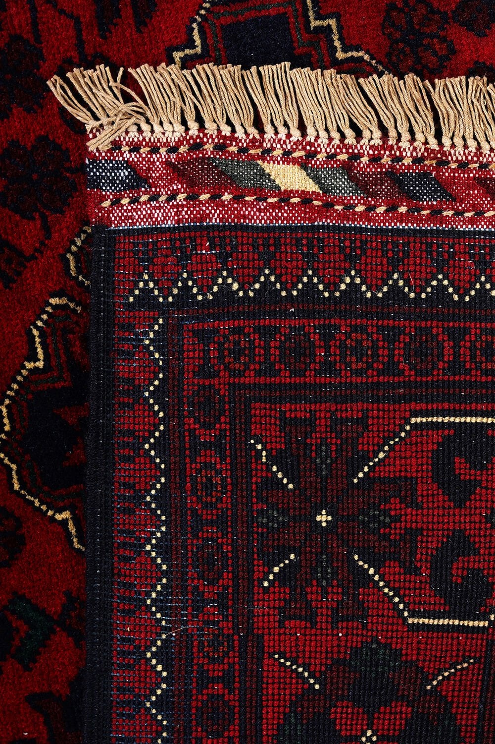 Afgan Khamyab El Dokuma Yün Halı