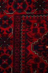 Afgan Khamyab El Dokuma Yün Halı