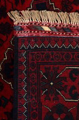 Afgan Khamyab El Dokuma Yün Halı Kırmızı - 98x149