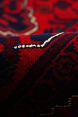 Afgan Khamyab El Dokuma Yün Halı Kırmızı - 98x149