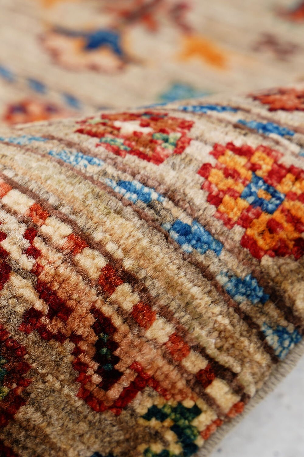 SHB Afgan Orjin El Dokuma Yün Halı